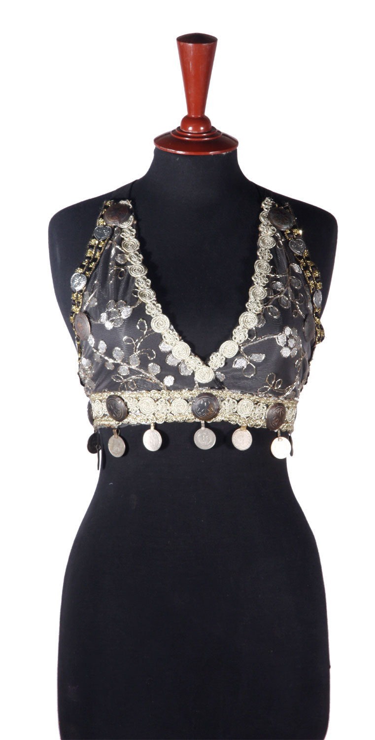 Tribal Coin Halter Top WS