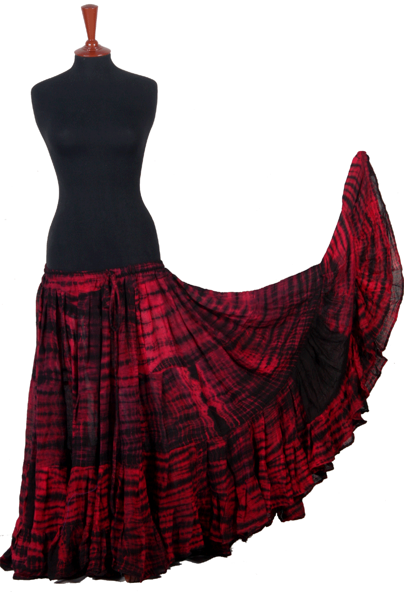 Tiger stripe skirt burgundy/black 2020 WLS