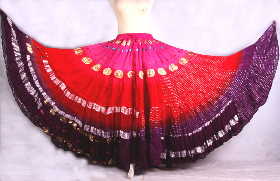 Senoritas skirt pink/red/purple WLS