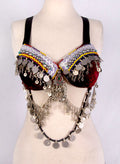 Double Drape Bra Belt Burgundy WS