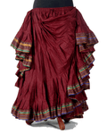 Padma Ashwarya skirt burgundy