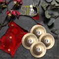 Finger Cymbals / Zills Gold finish 100% Brass 4 pcs Set