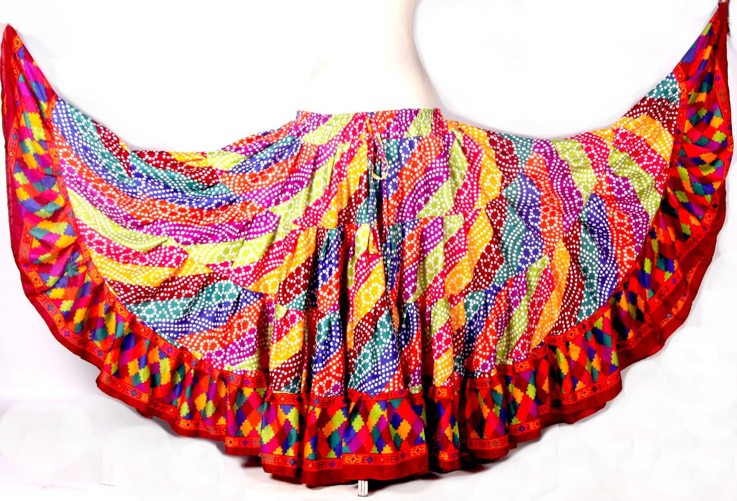 Chunri skirt multi design