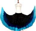 Lurex 3Tone Skirt Black/Blue/Turquoise WLS