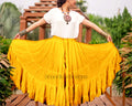Solid color Skirt mustard 100% cotton WLS