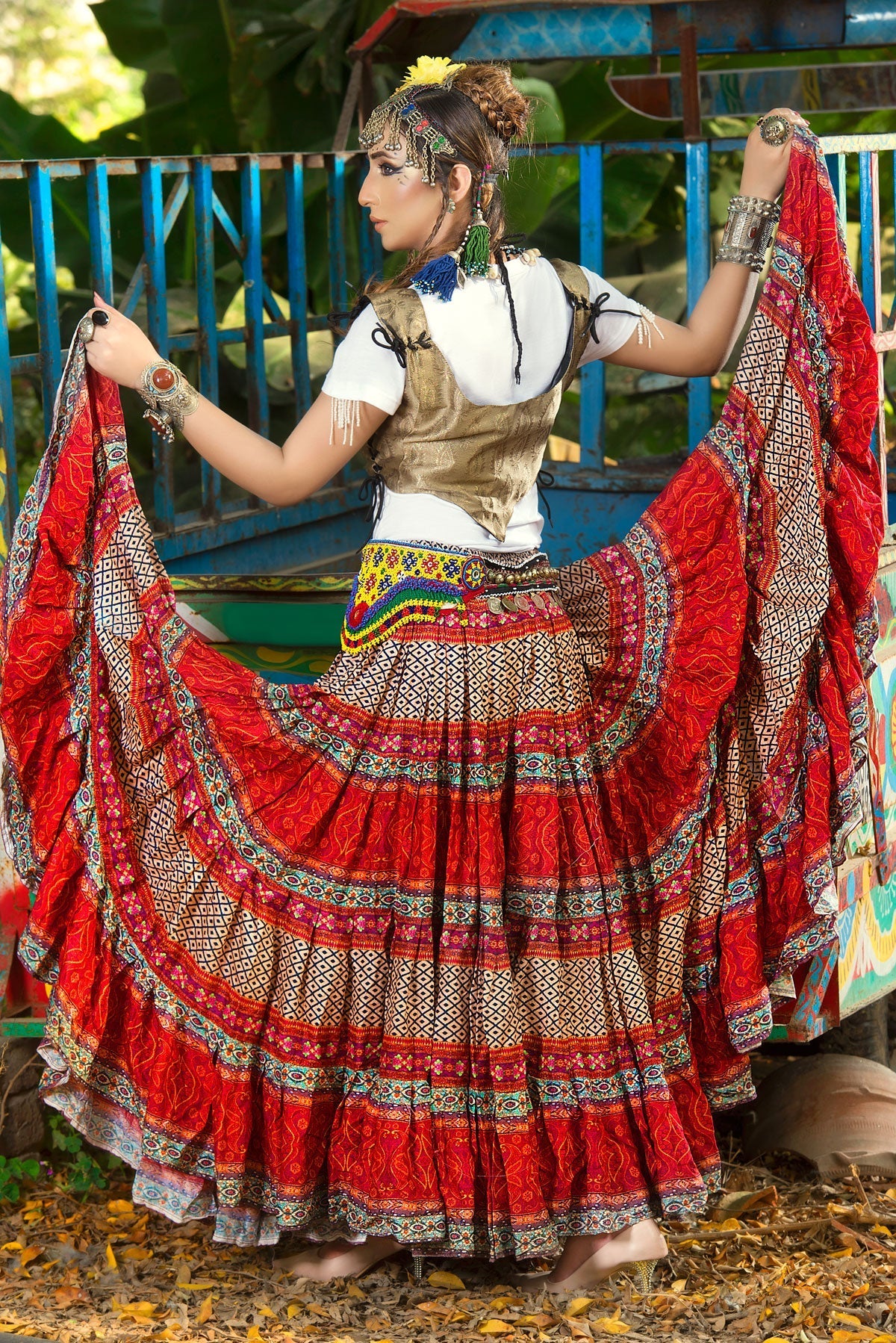 Digital print skirt laila WLS