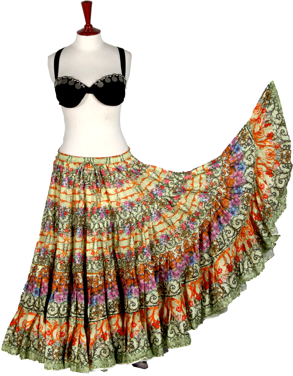 Digital print Skirt PISTACHIO WLS