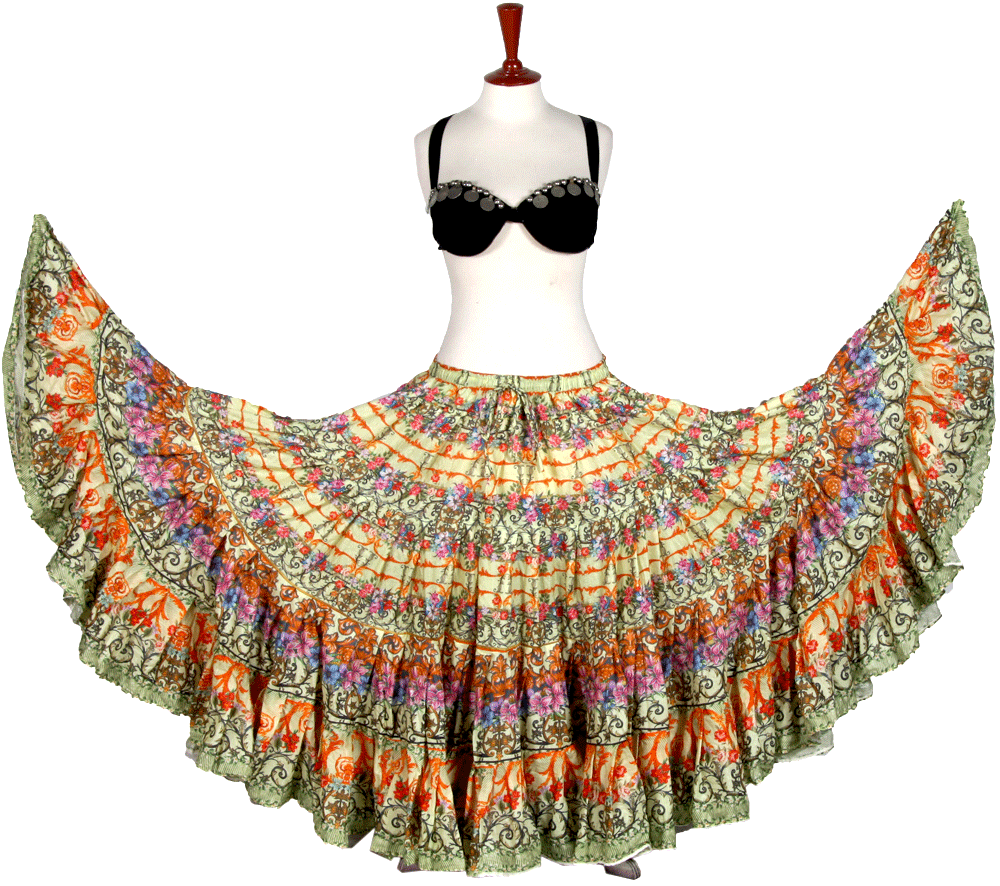 Digital print Skirt PISTACHIO WLS