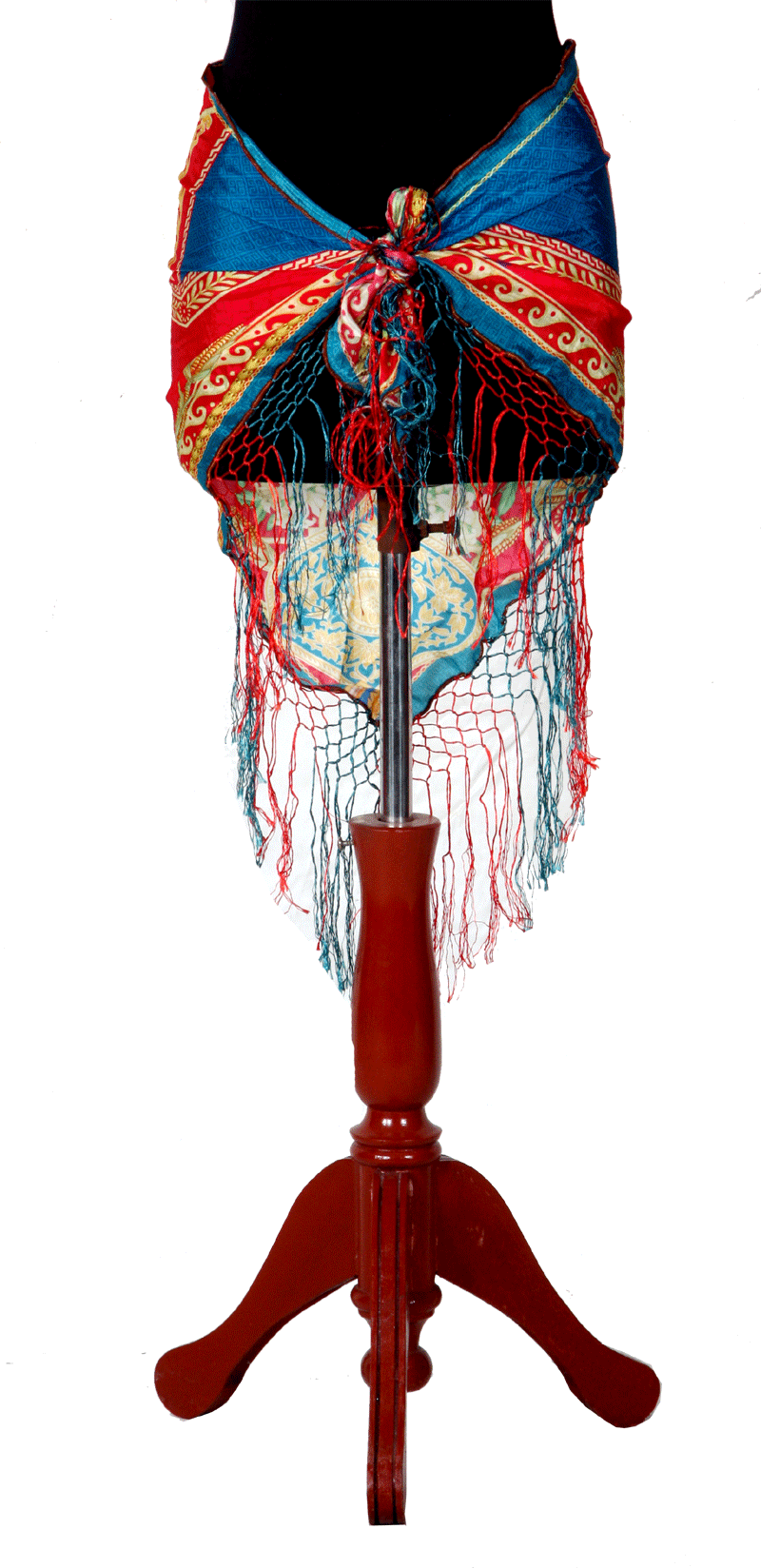 Digital printed Russain Silk Hip scarf Beauty
