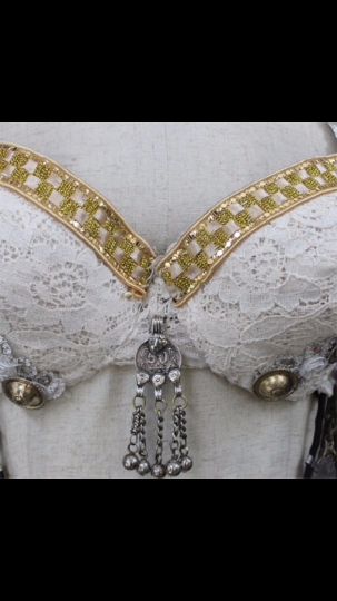 Turkaman double drape bra