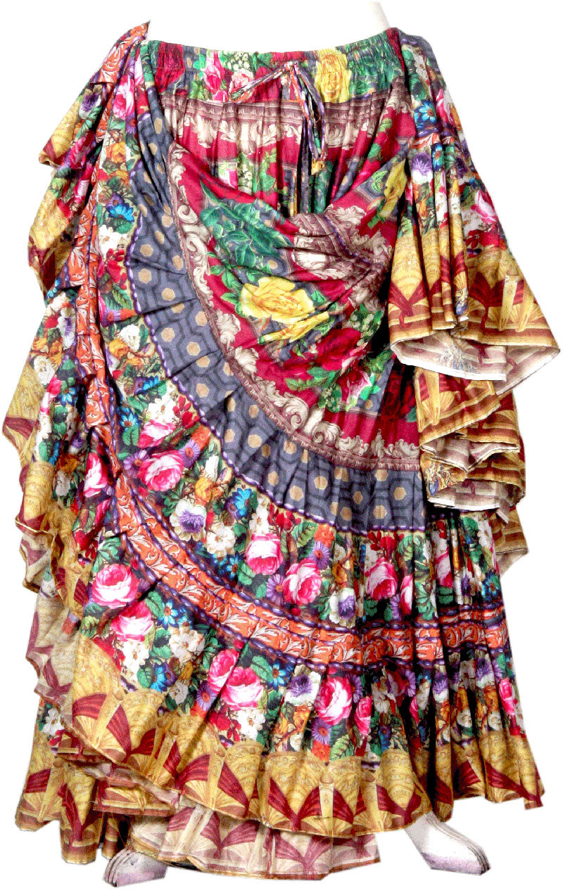 Digital print Skirt  Floral Beauty WLS