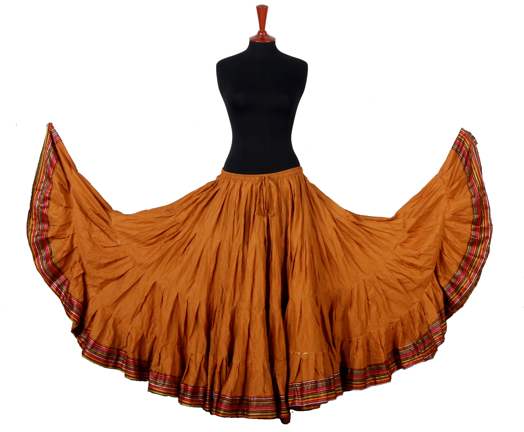 Padma Ashwarya skirt gold
