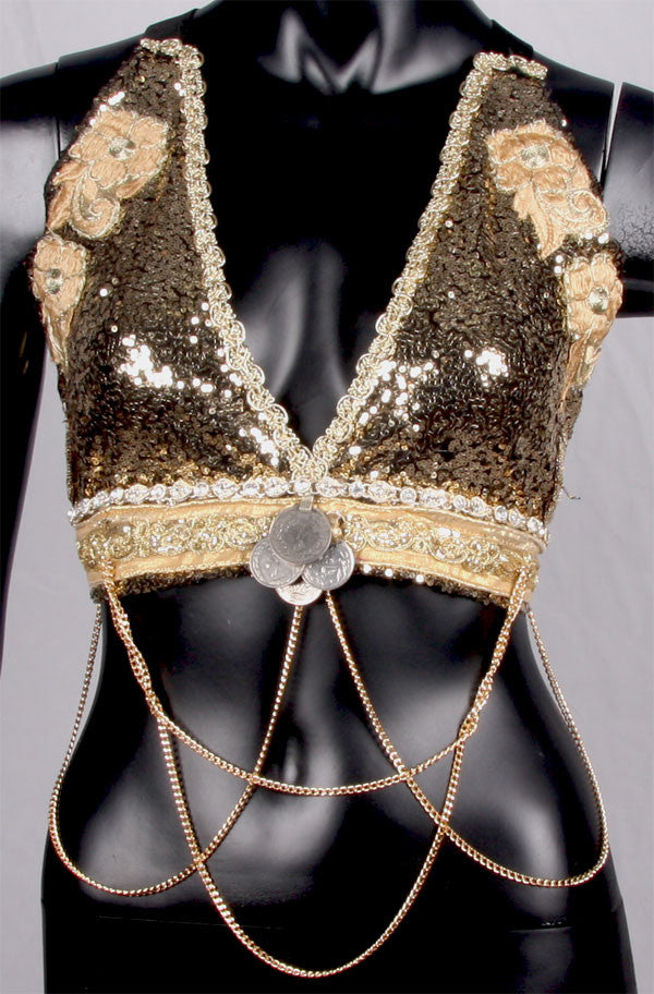 Halter Top Gold