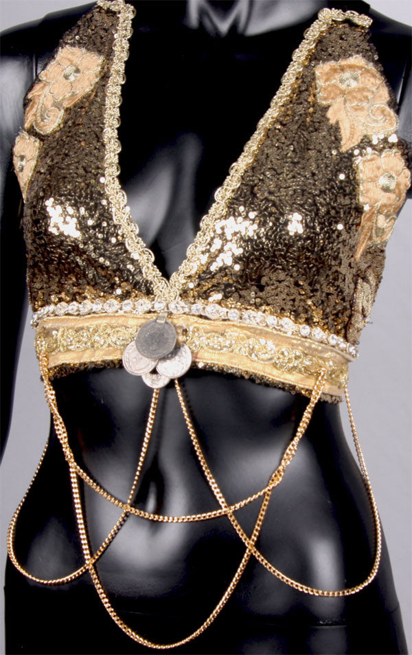 Halter Top Gold