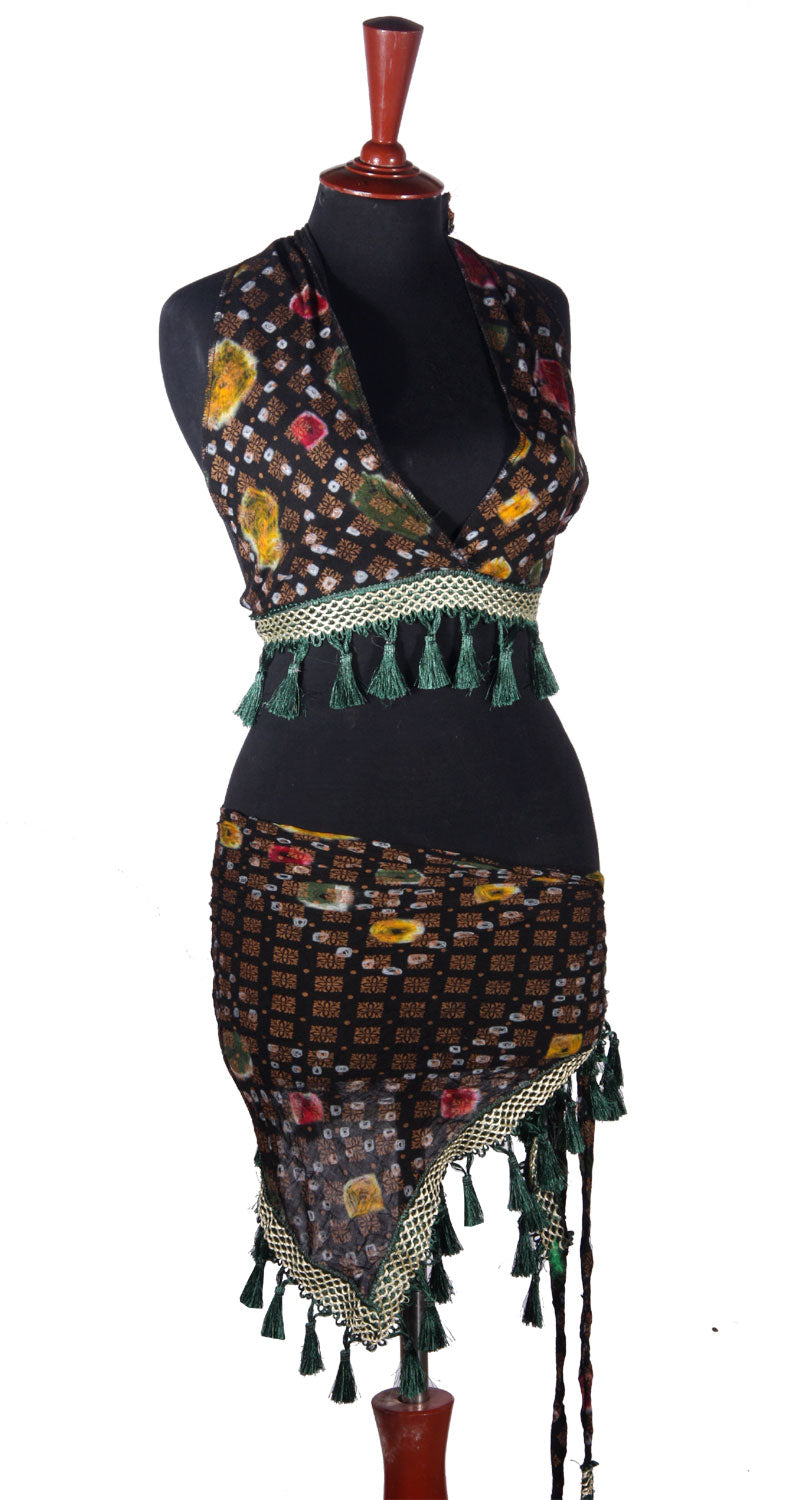 Block print Jaipur Choli/halter top WS