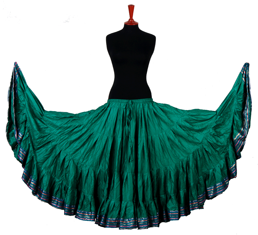 Padma Ashwarya skirt green