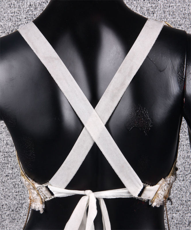 Halter Top Ivory/Gold