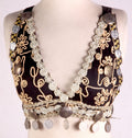 Tribal Coin Halter Top