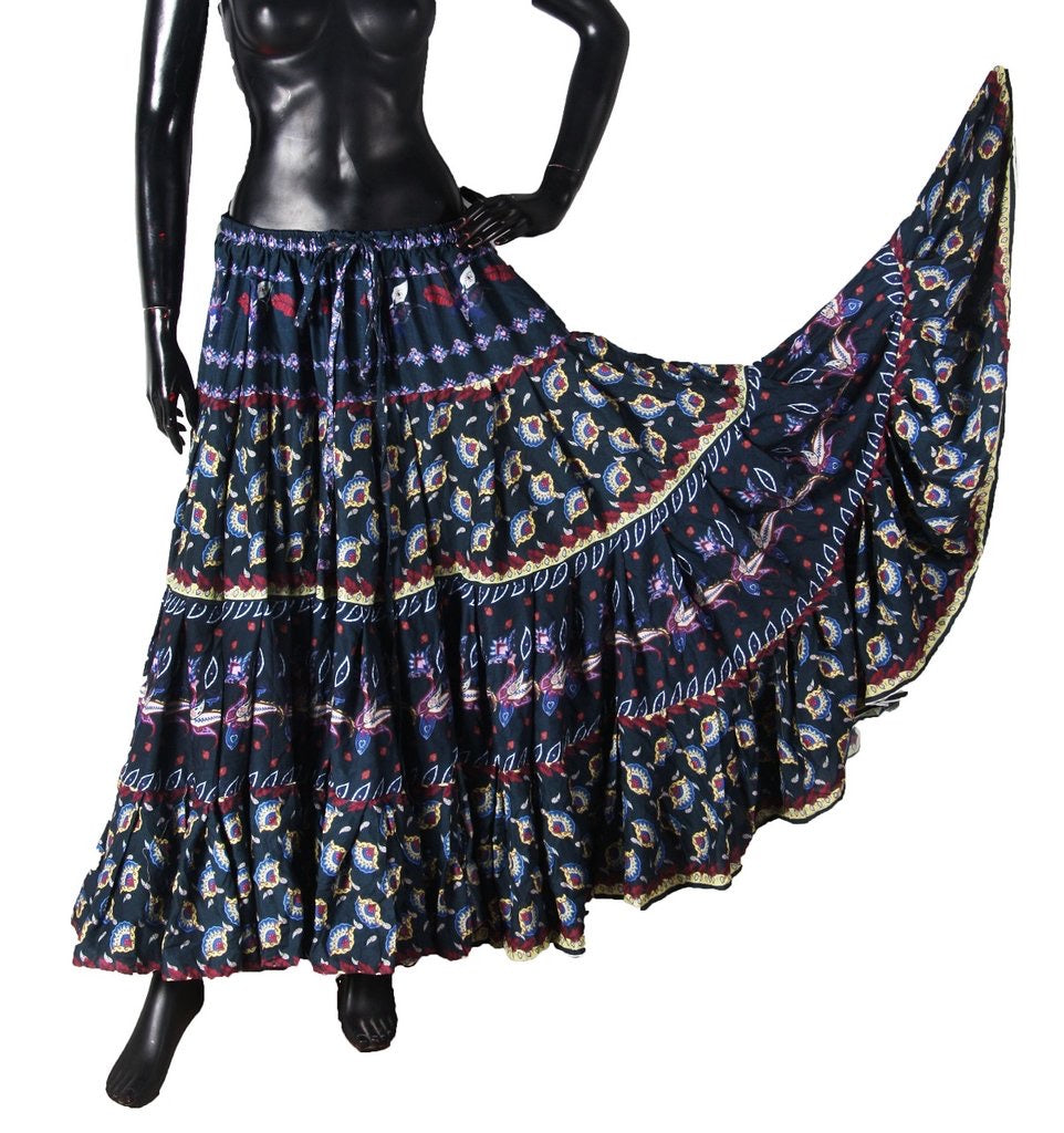 Digital Printed Skirt dark night