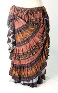 Digital Printed Skirt Rose Earth WLS