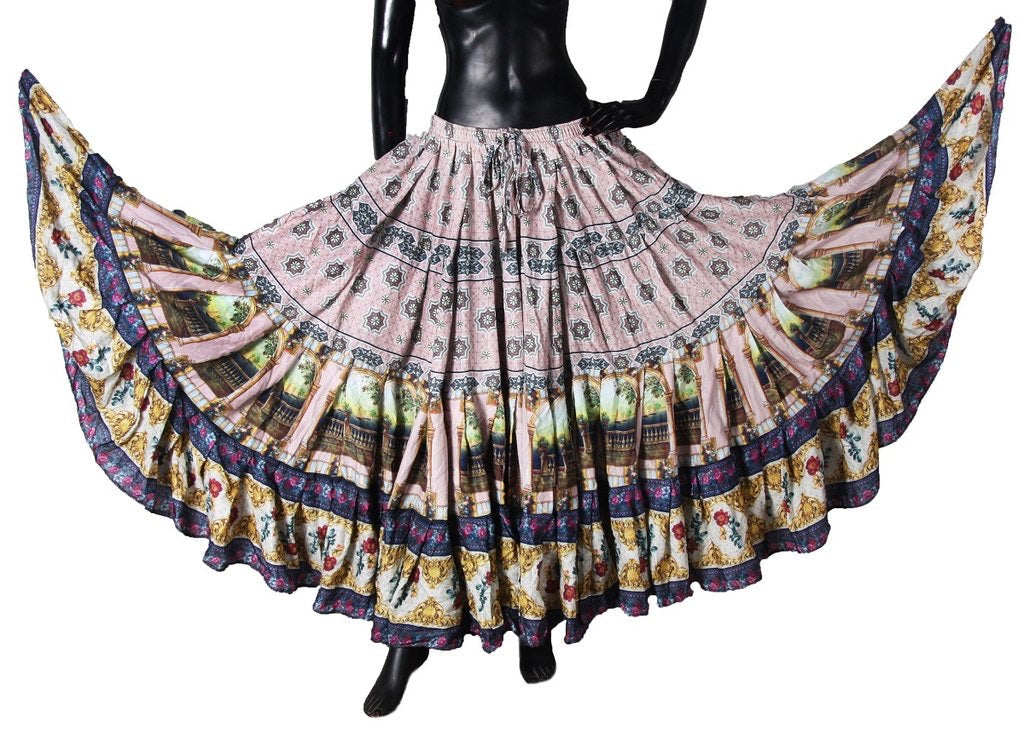 Digital Printed Skirt baby rose