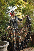 Block print skirt black beauty 2 WLS