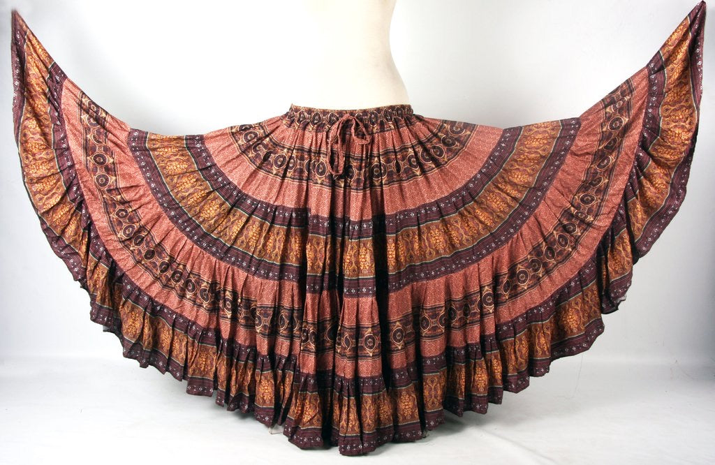 Digital Printed Skirt Rose Earth WLS