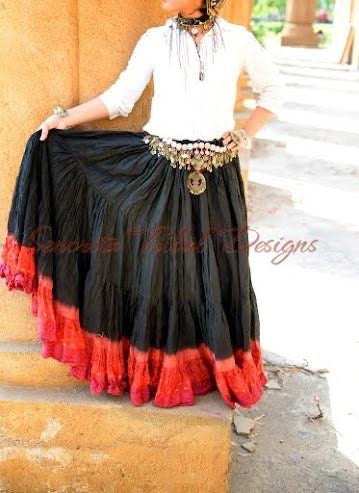 Bindi Border skirt two tone