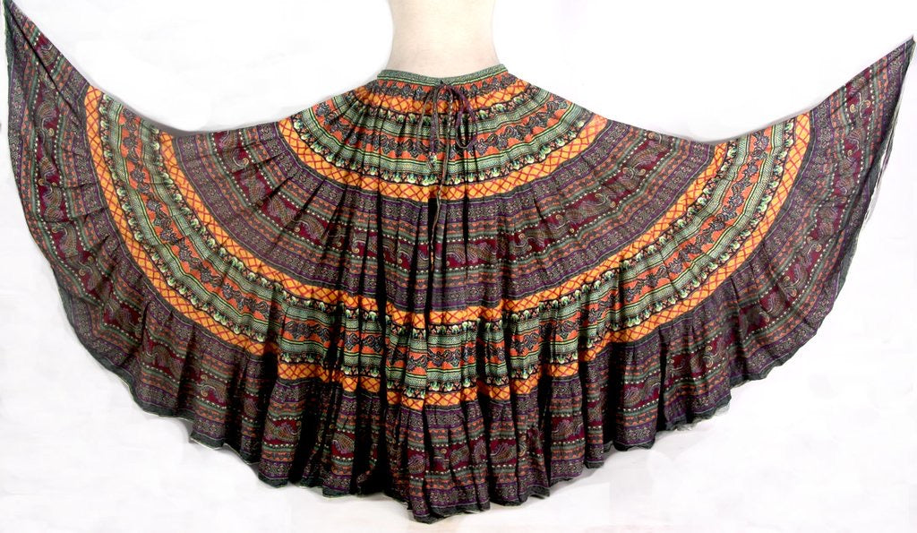 Digital Printed Skirt Green Desert WLS