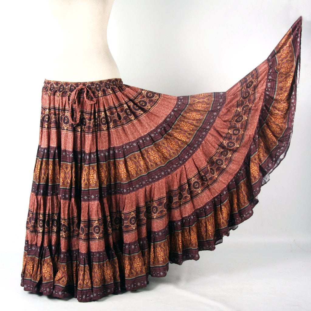 Digital Printed Skirt Rose Earth WLS