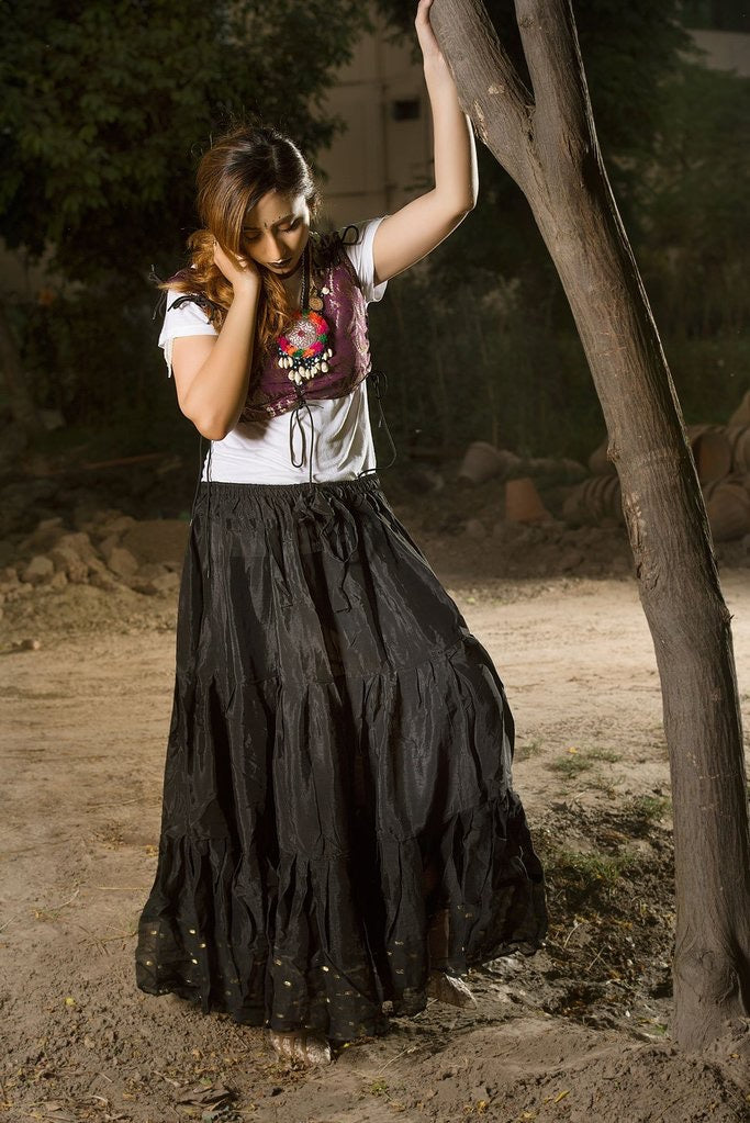 Bindi Border Skirt