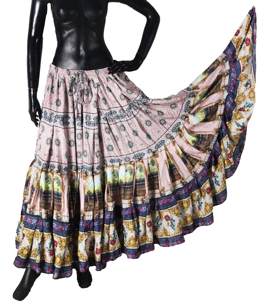 Digital Printed Skirt baby rose