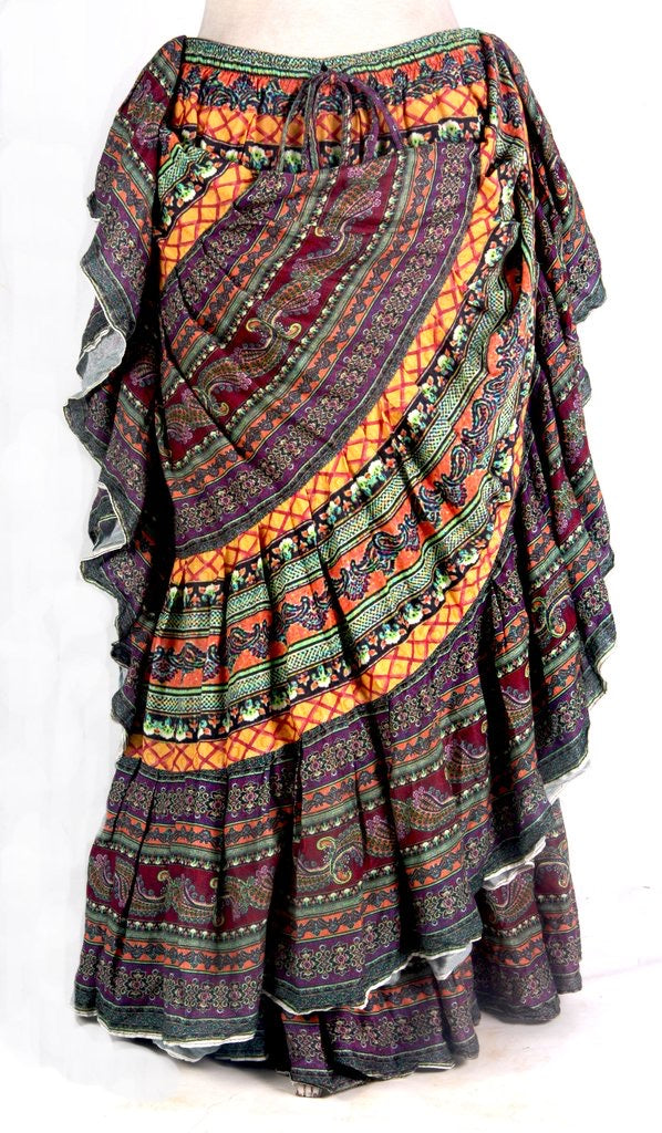 Digital Printed Skirt Green Desert