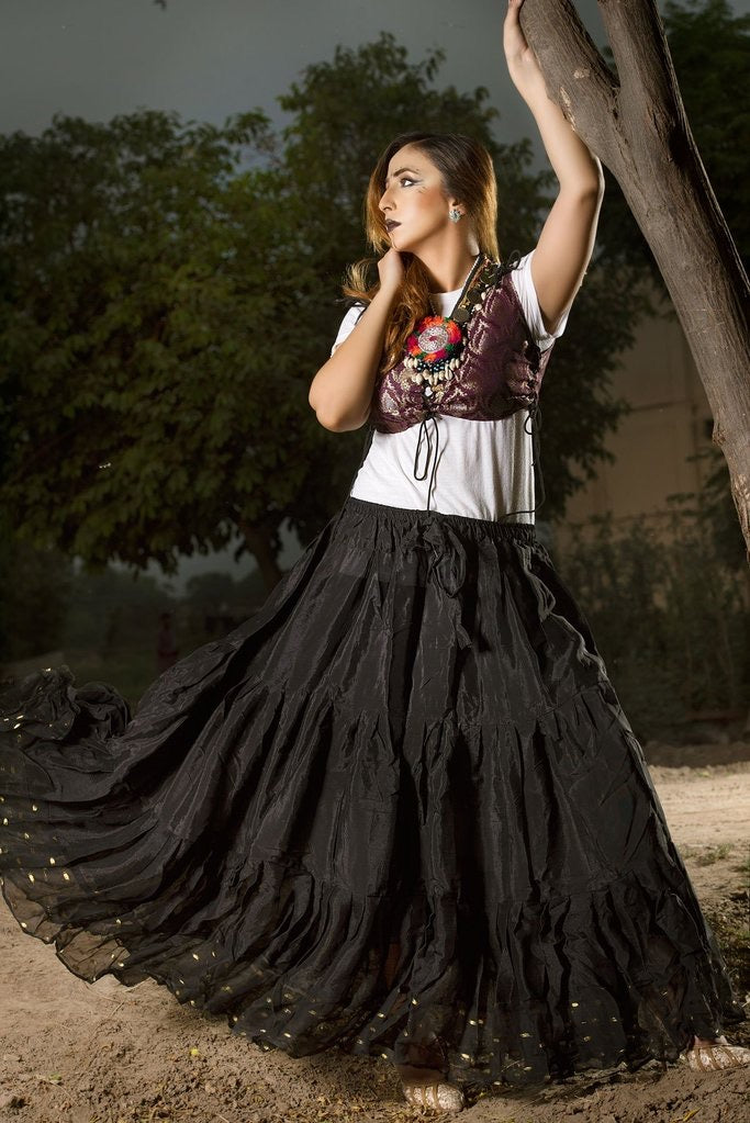 Bindi Border Skirt
