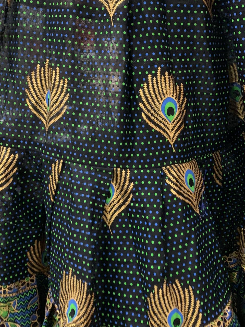 Digital print Skirt peacock WLS