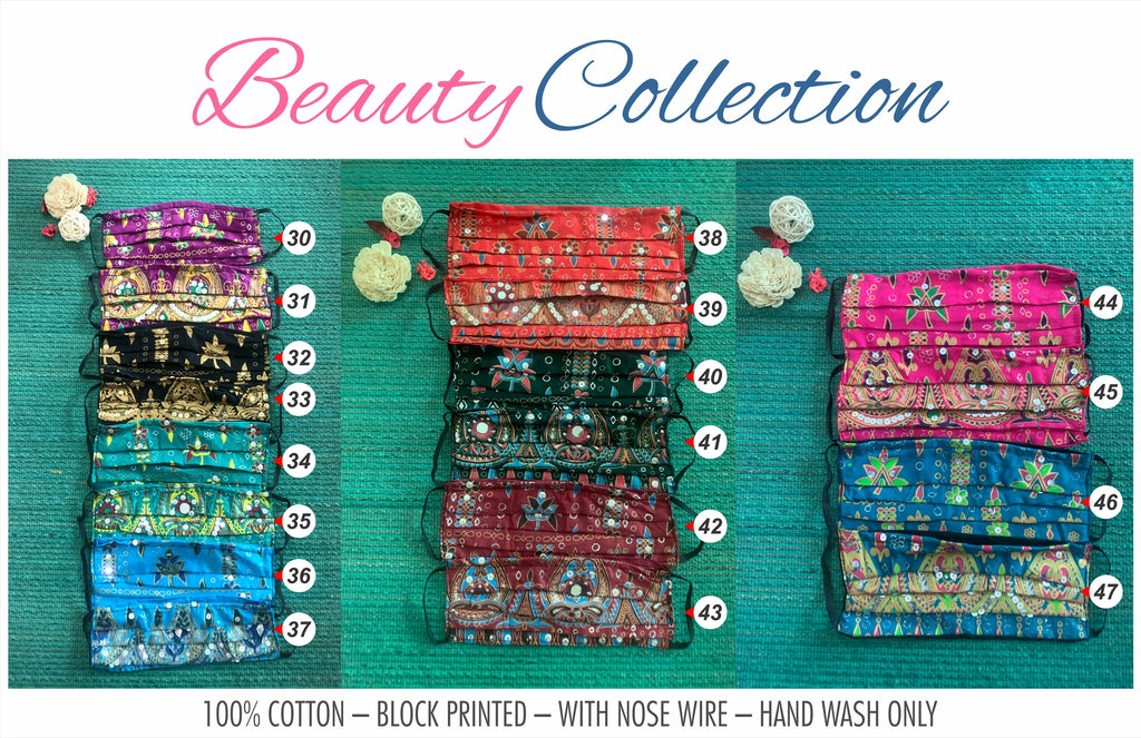 Face cloth mask beauty collection