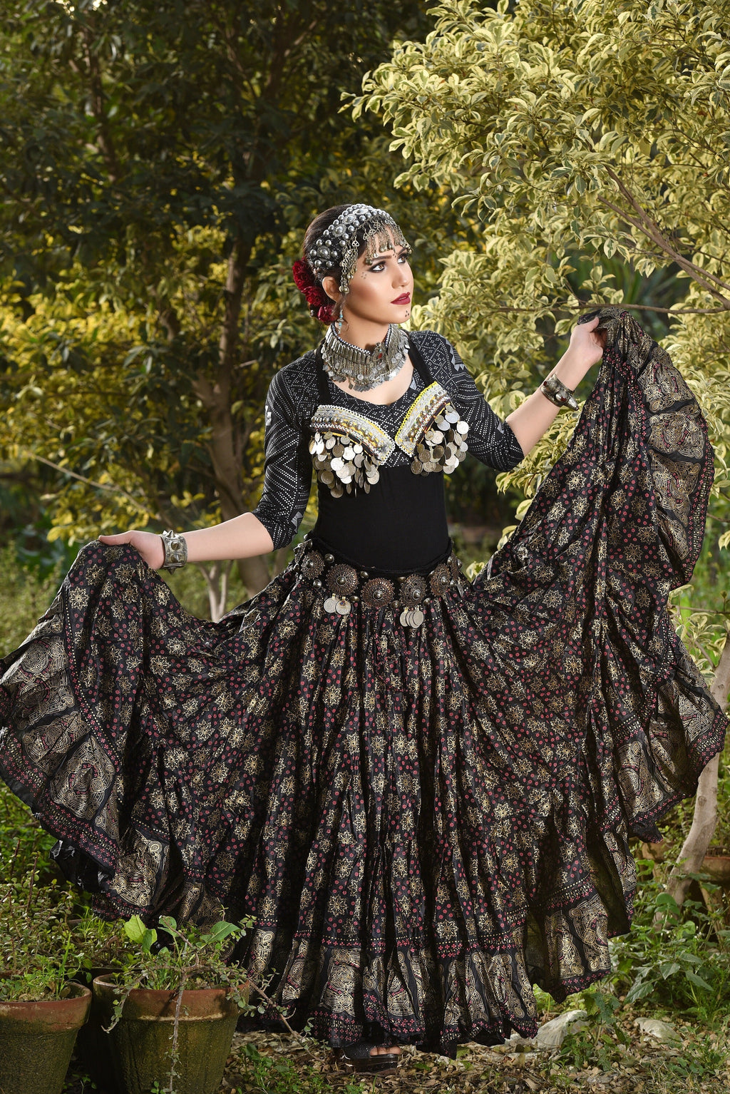 Block print skirt Deluxe WLS