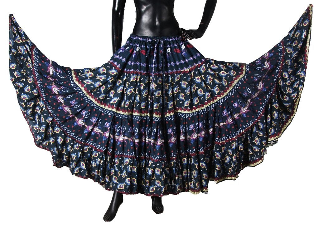 Digital Printed Skirt dark night