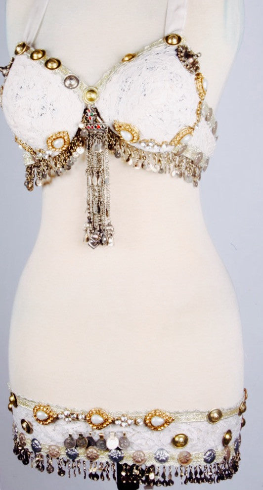 Jodha Bra Belt White