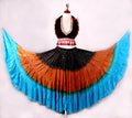 Lurex 3Tone Skirt Black/Gold/Turquoise WLS
