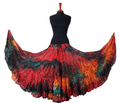 Lurex Marble Tye Dyed Batik skirt Forest WLS