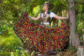 Digital print Multi Polka Dot skirt WLS