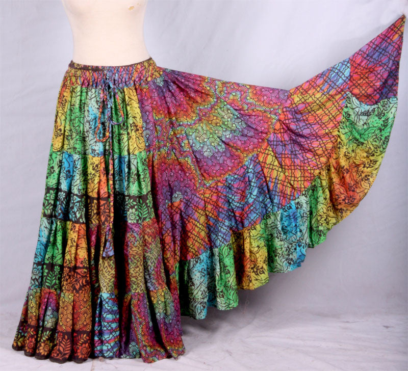 Multi Blockprint skirt 2