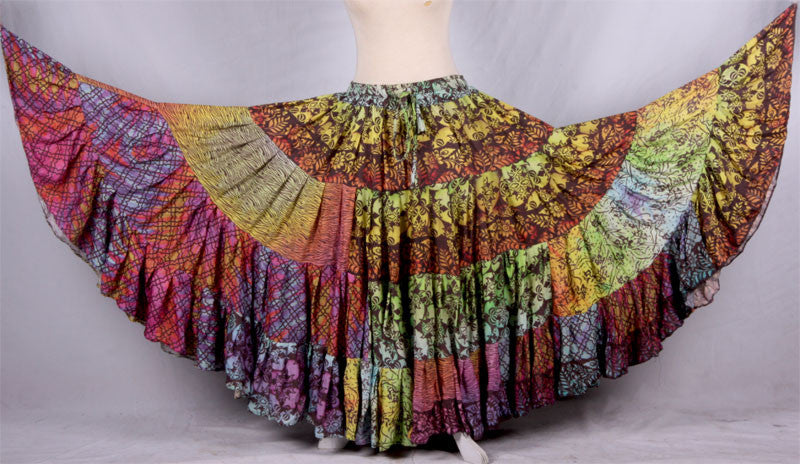 Multi Blockprint skirt 1