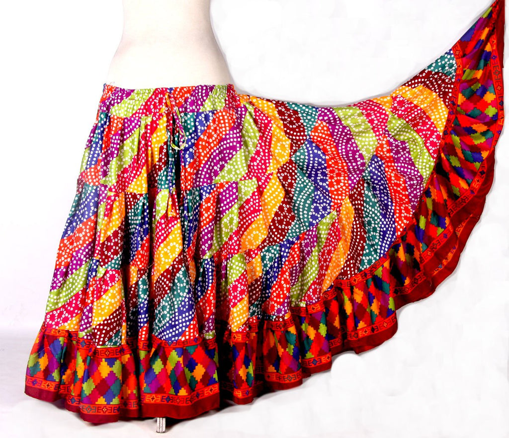 Chunri skirt multi design