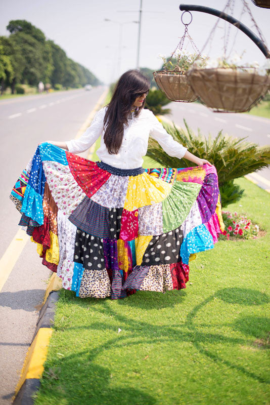 Patchwork Skirt WLS
