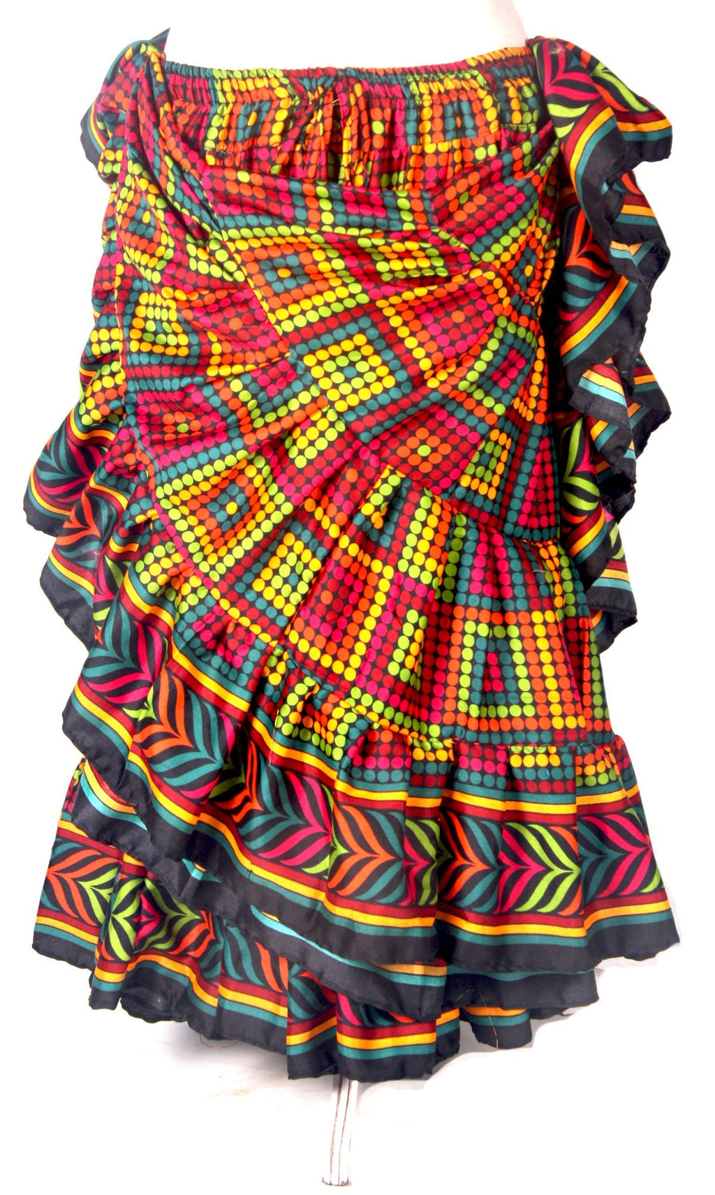 Digital print Multi Polka Dot skirt WLS