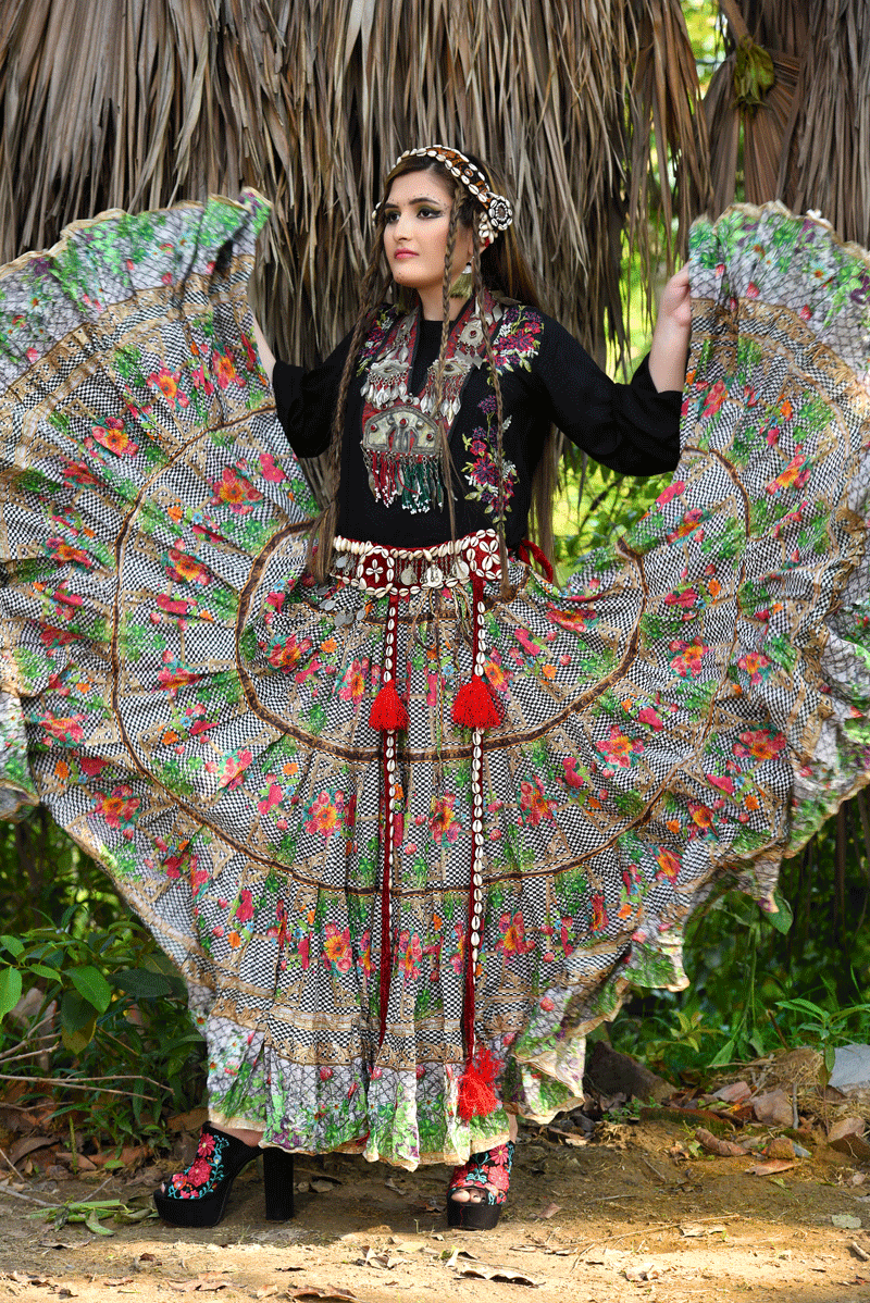 Digital print Skirt nature WLS