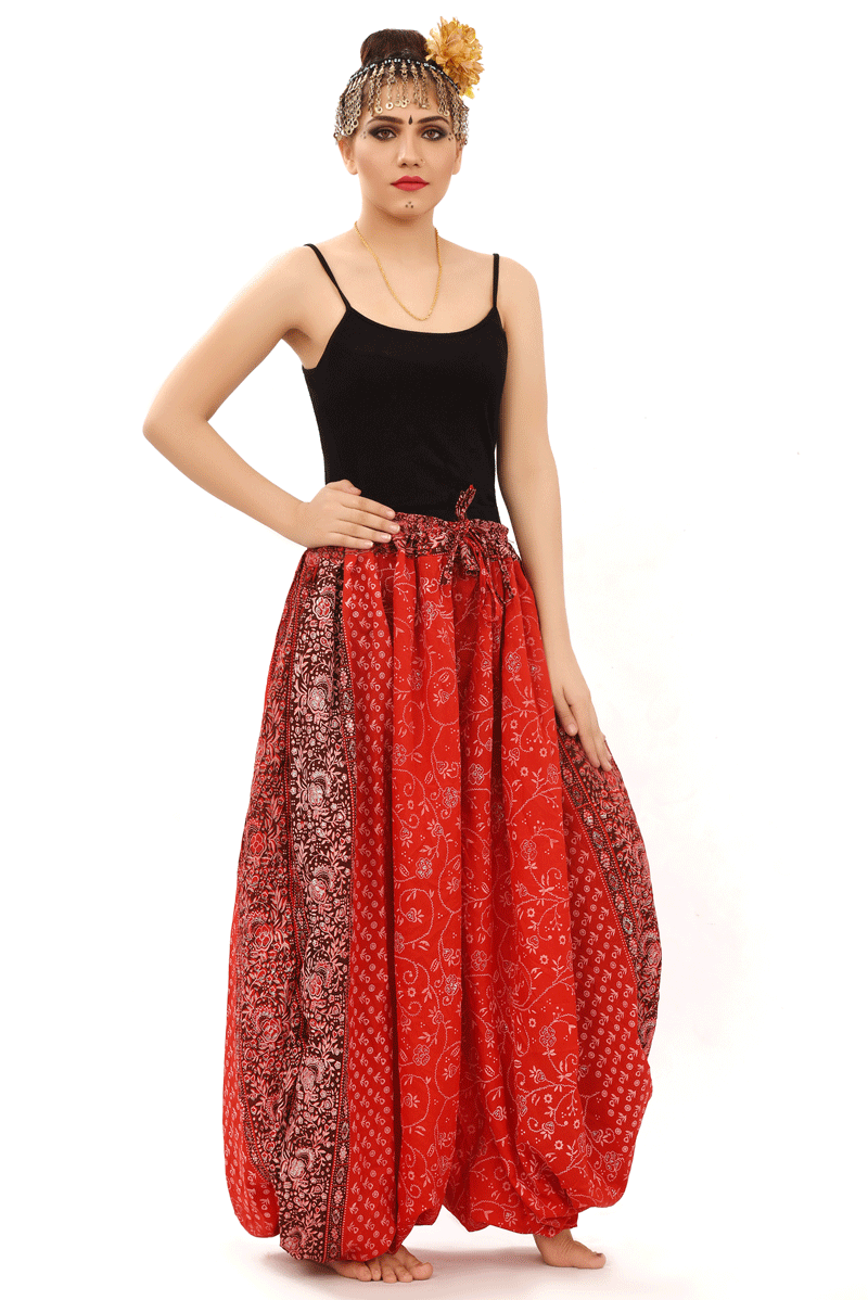 Jodha Maharani Bloomer 100% Cotton red