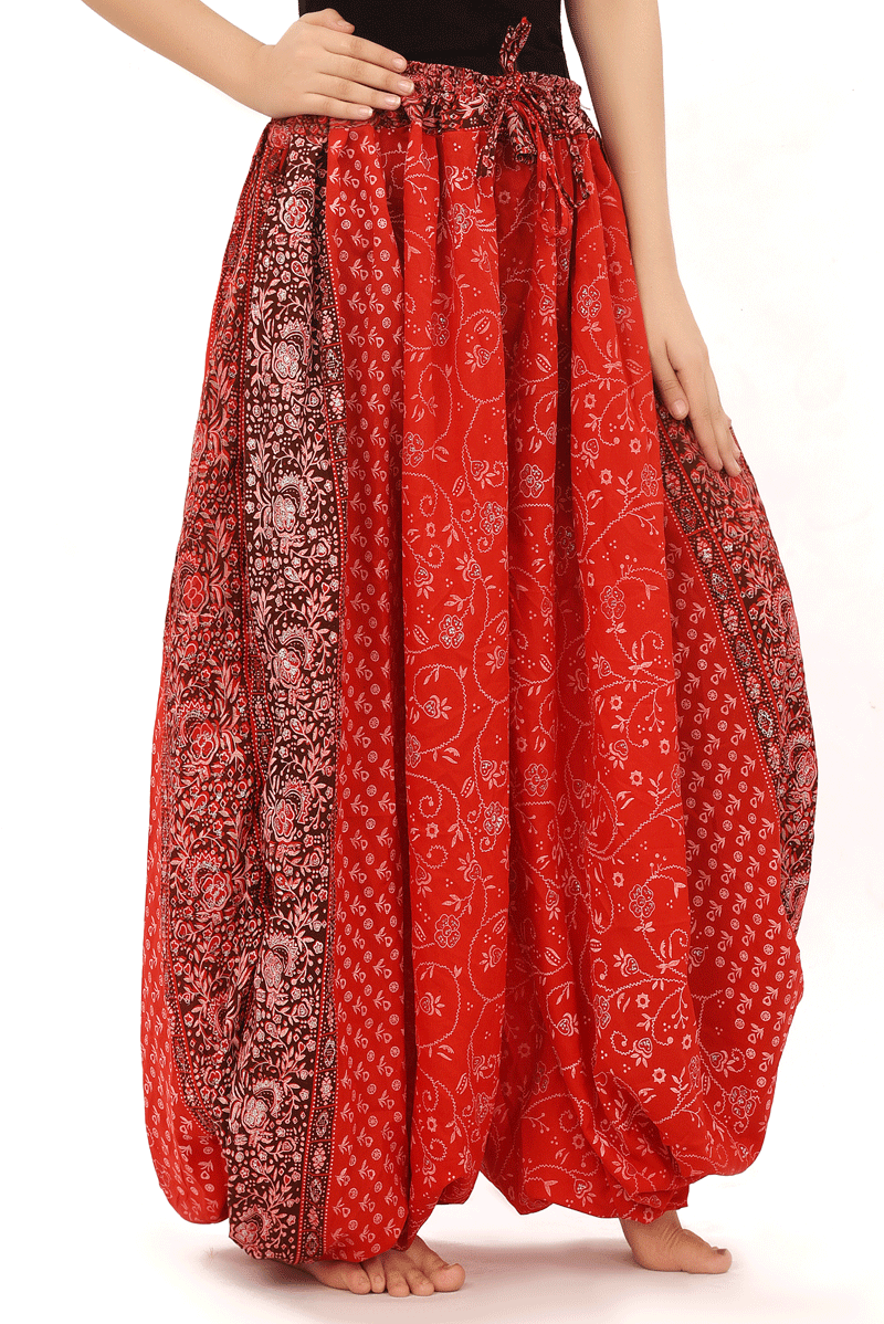 Jodha Maharani Bloomer 100% Cotton red